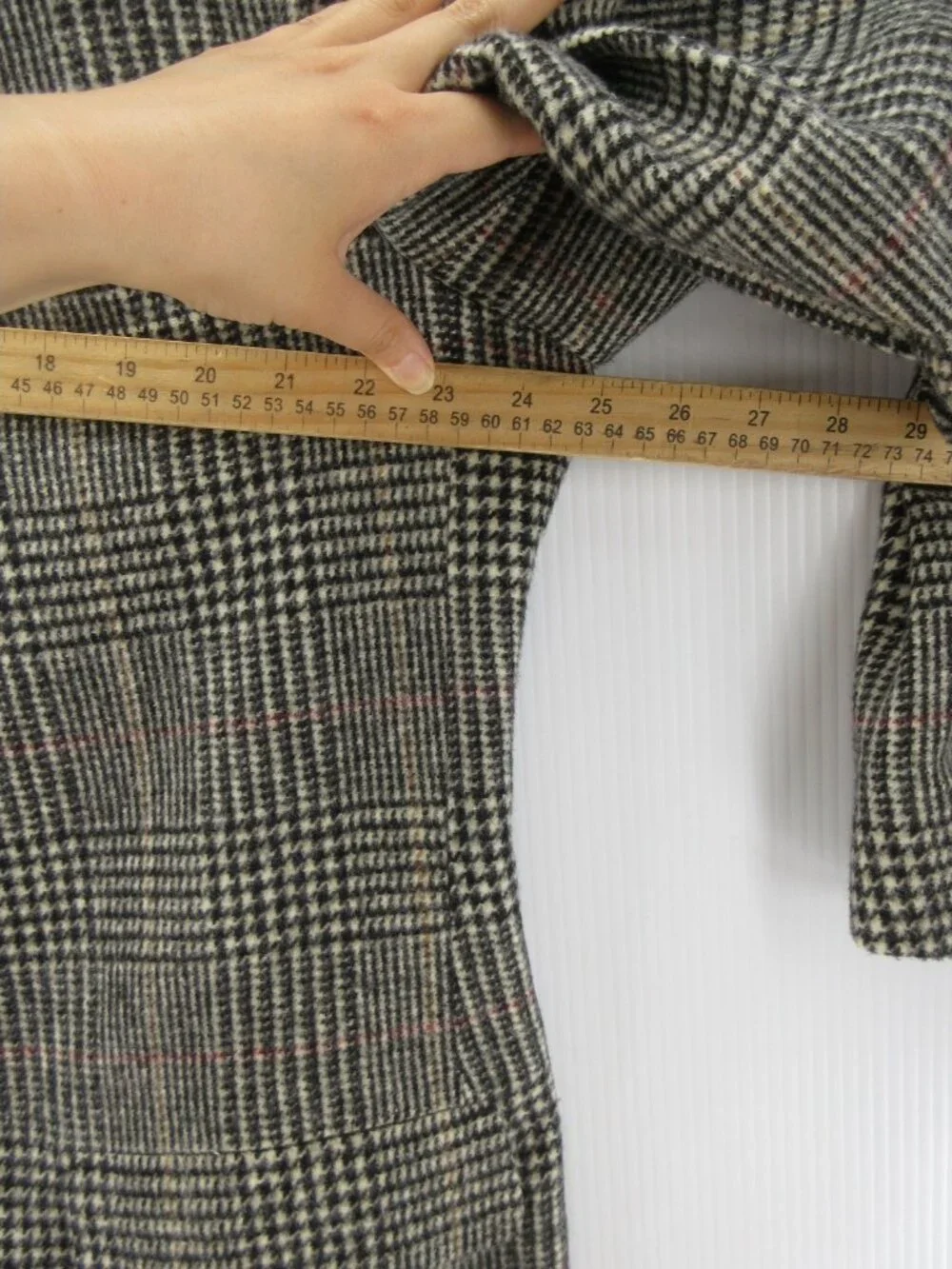 VINTAGE Brooks Brothers Sport Coat 48 L Blazer Camel Hair Glen Plaid *